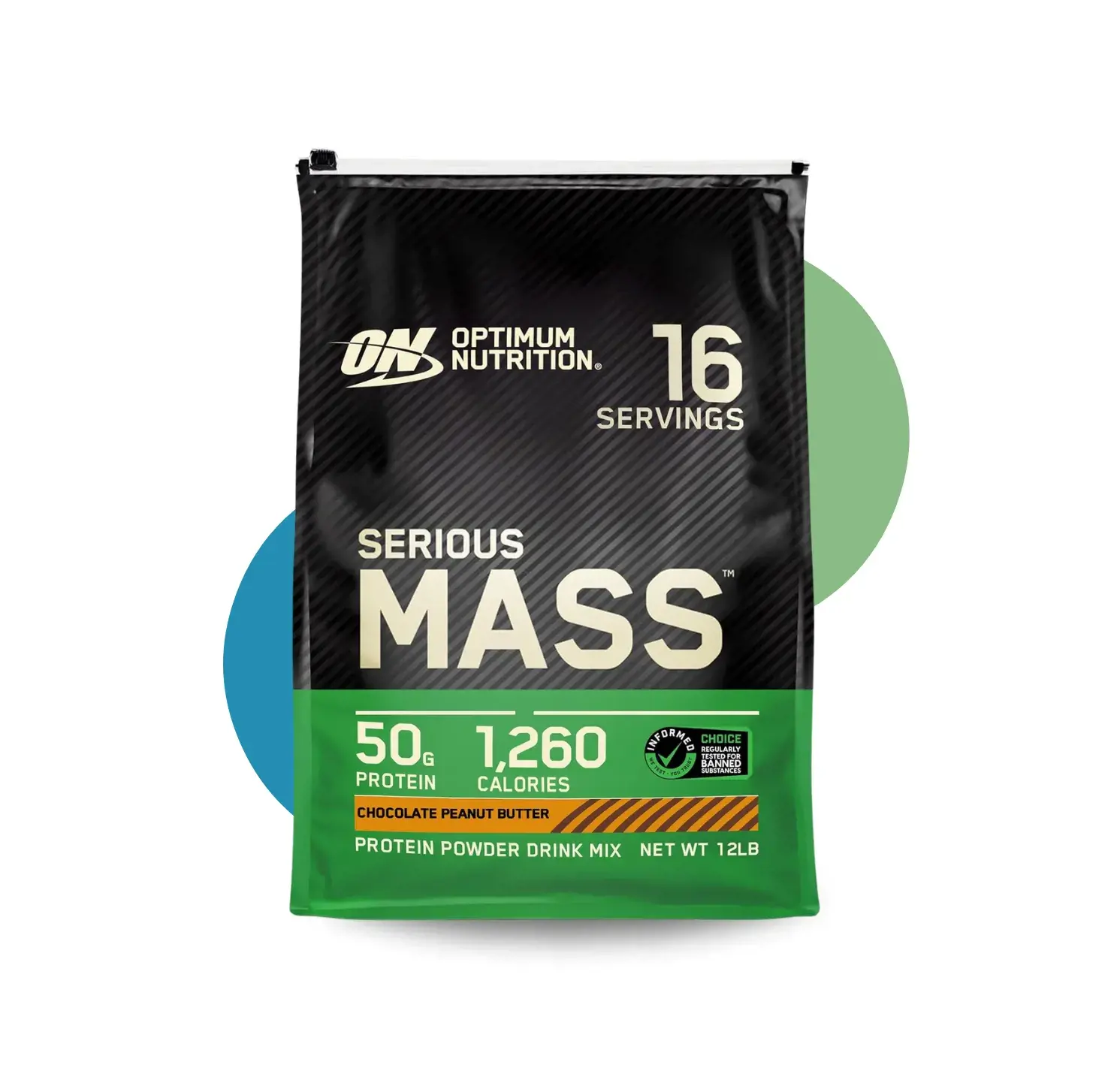 ON SERIOUS MASS 12 LB CHOCO PEANUT BUTTER