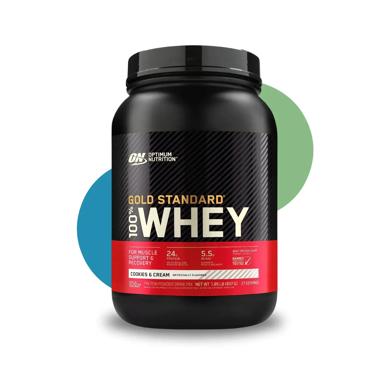 ON GOLD STD 100% WHEY 2 LB COOK & CREAM