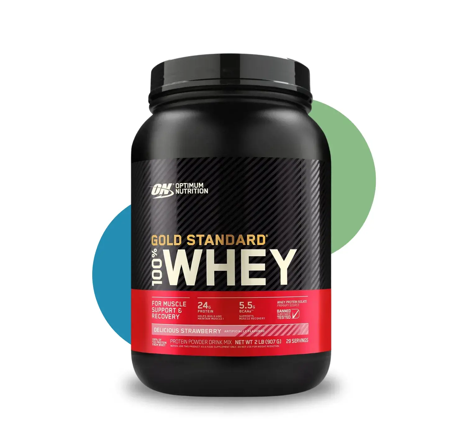ON GOLD STD 100% WHEY 2 LB DEL STR
