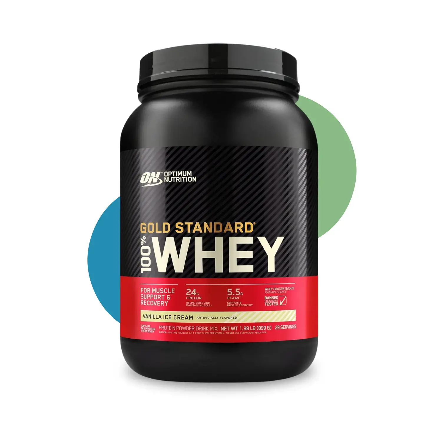 ON GOLD STD 100% WHEY 2 LB VANILLA ICE CRE