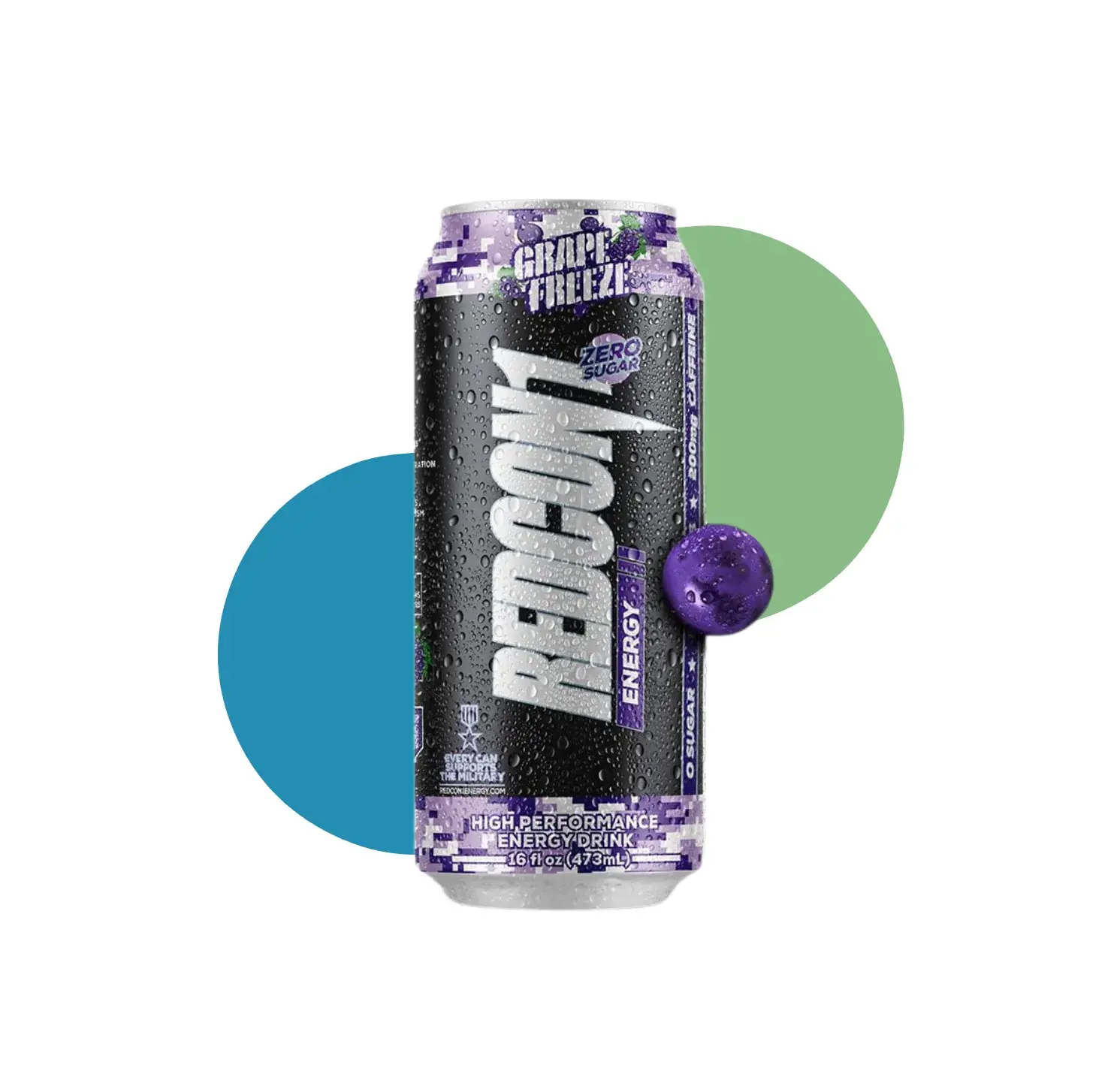 RD ENERGY DRINK 473 ML GRAPE FREEZE