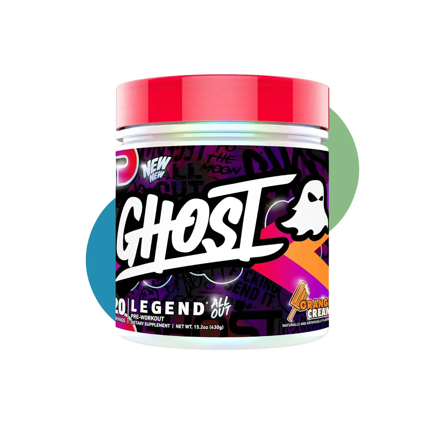 GH LEGEND ALL OUT 20SER ORANGE CREAM