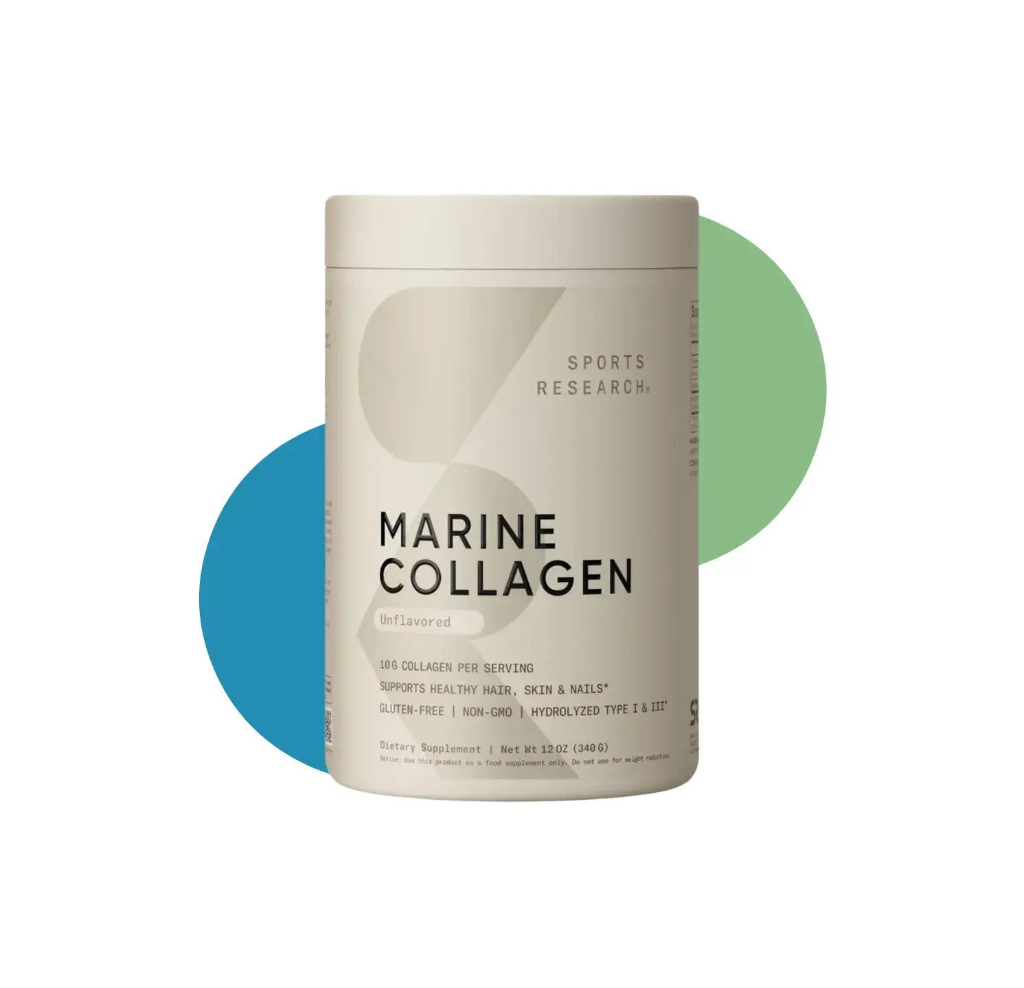 SR MARINE COLLAGEN PEPTIDE UNFLVOURED JAR 340 GM