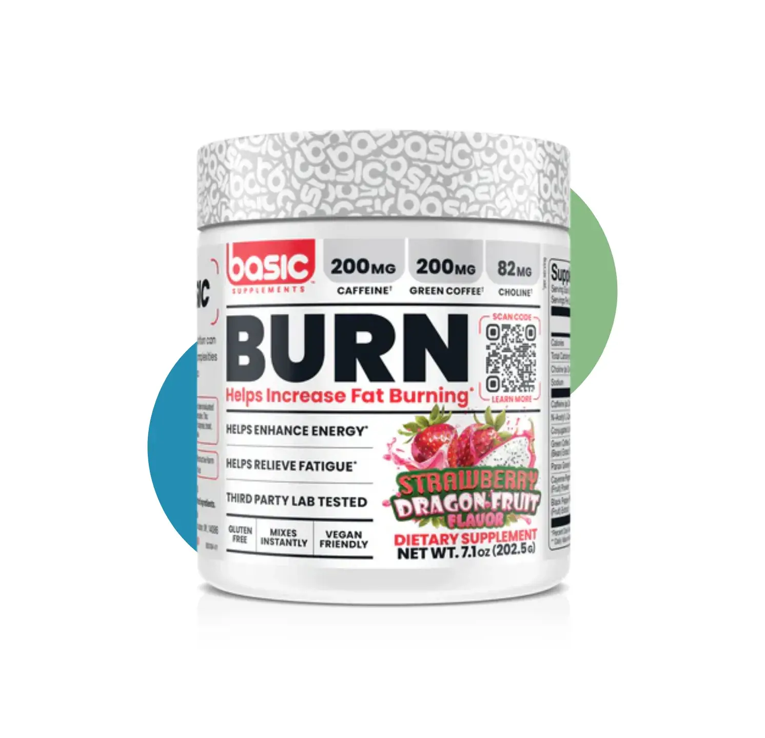 BC BURN 200GM STRAW.DRAGON FRUIT