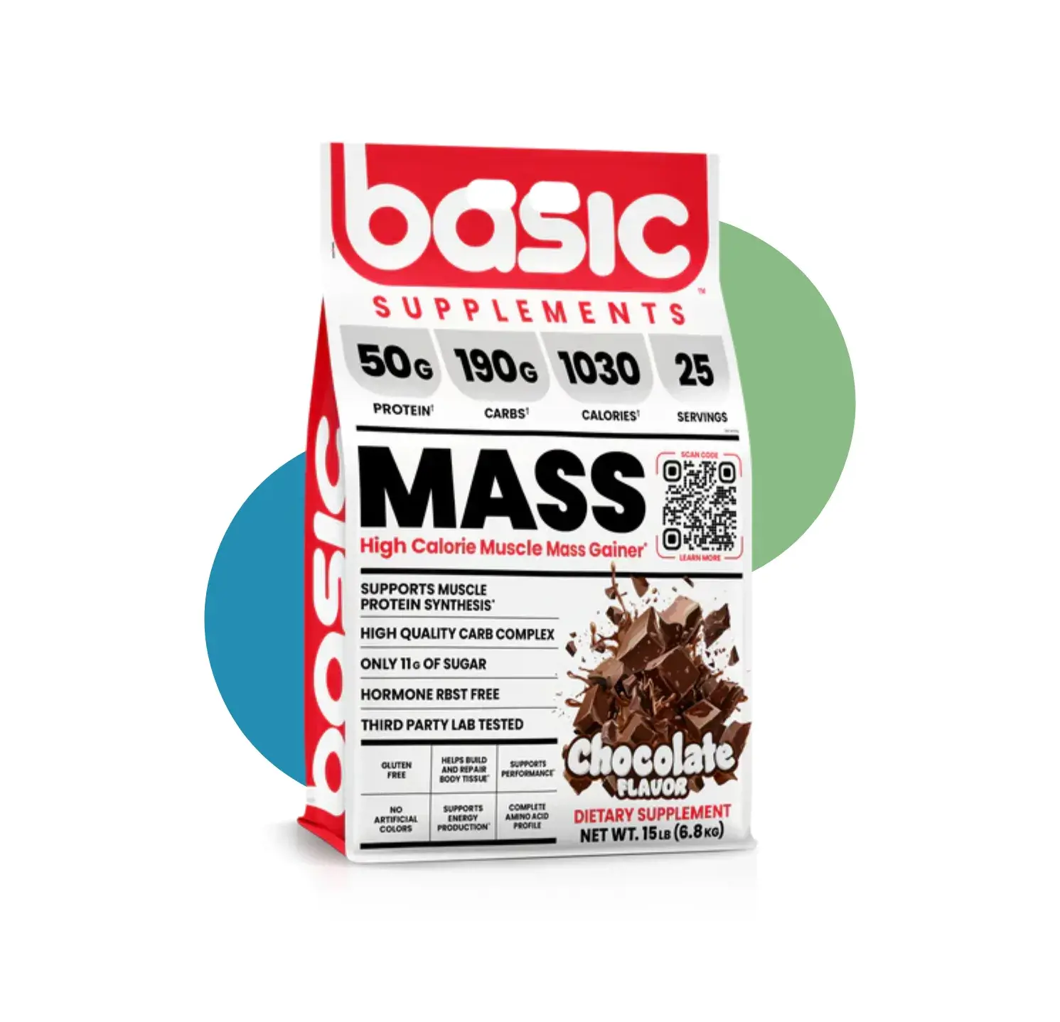 BC MUSCLE MASS GAINER 15LB CHOCOLATE