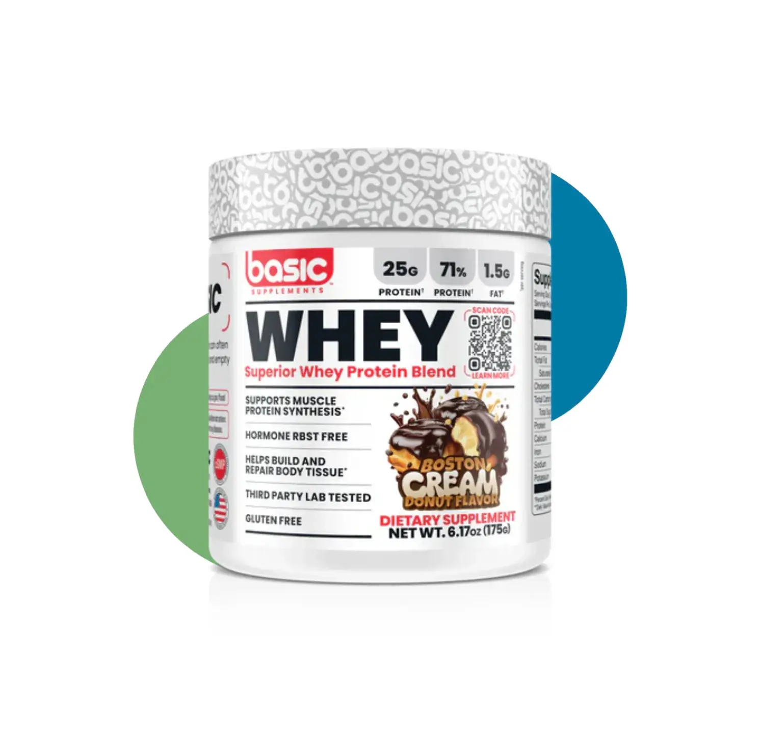 BC WHEY 175GM BOSTON CREAM DONUT