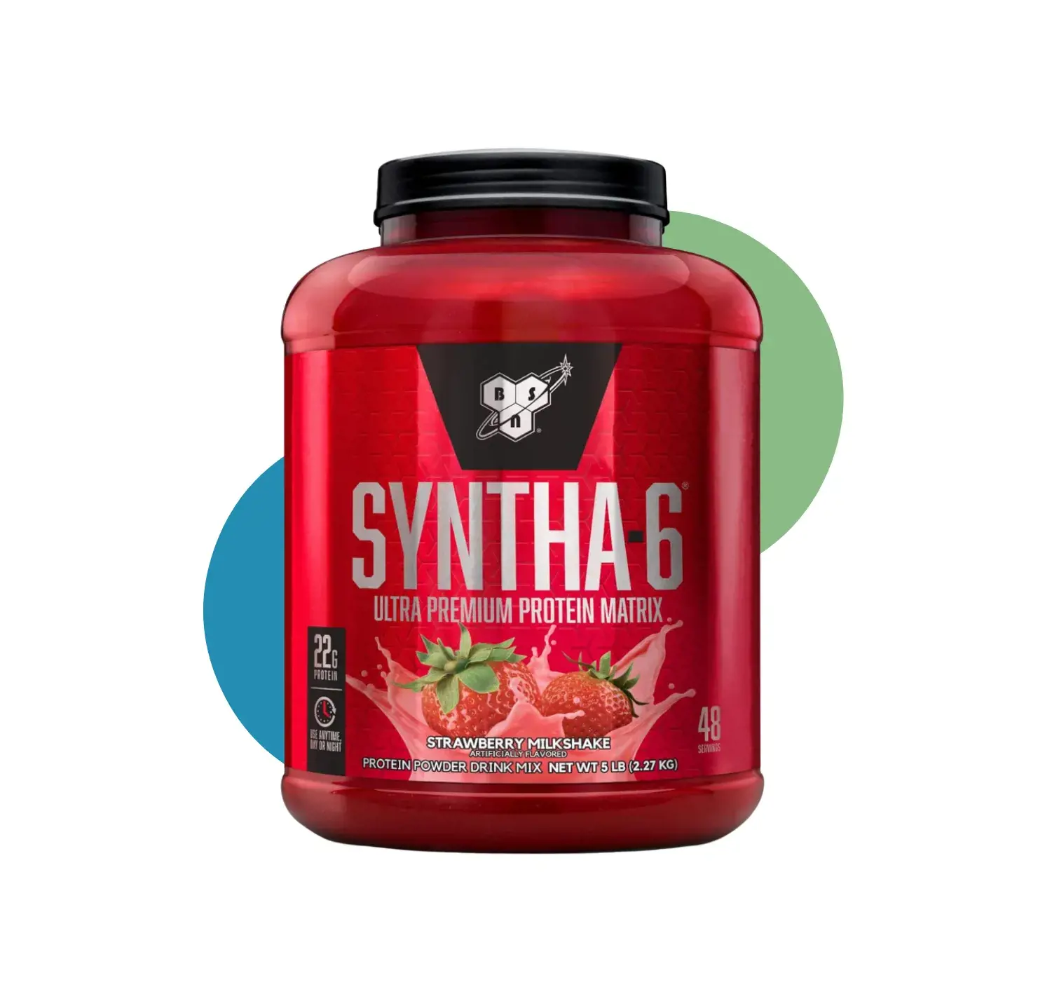 BN SYNTHA-6 WHEY 48 SER 5LB STRAWBERRY MILK SHAKE