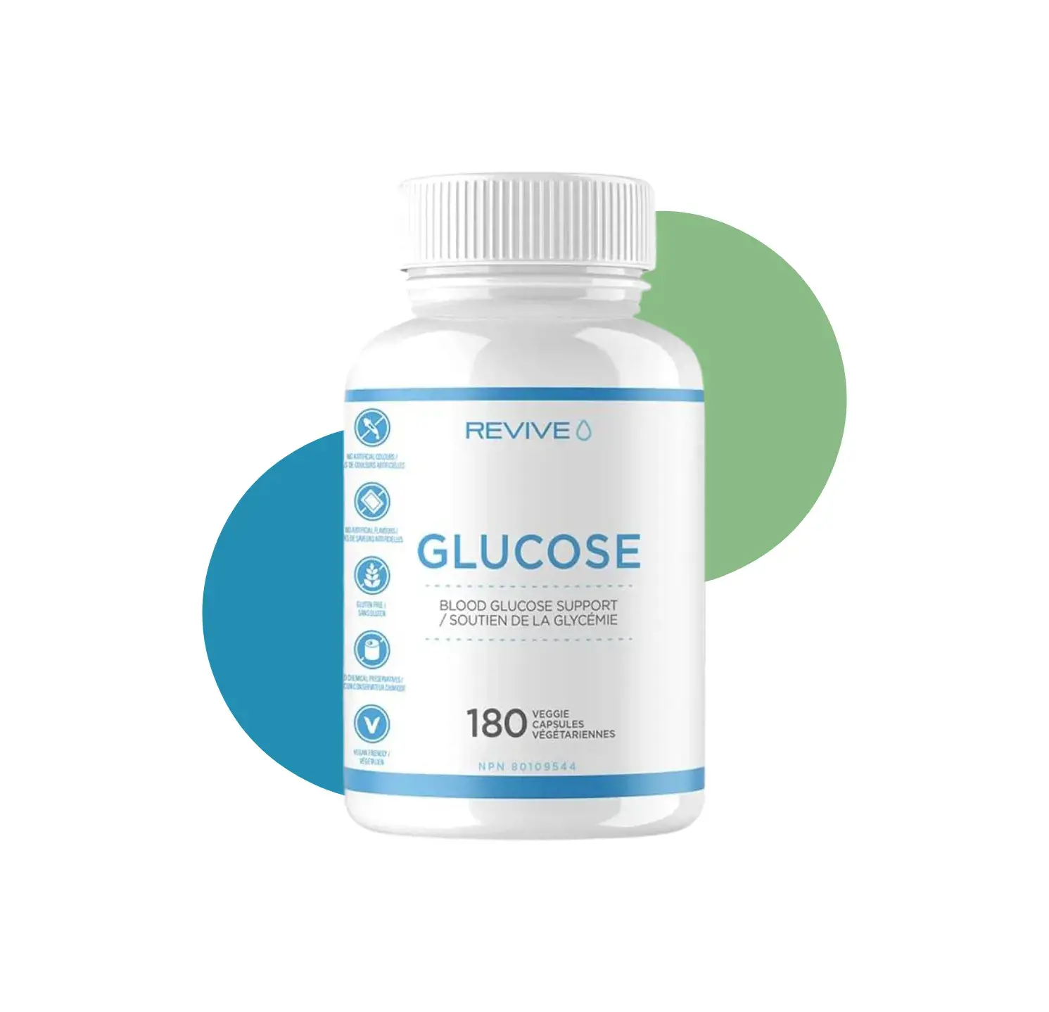 RV GLUCOSE 180 VEG.CAPS