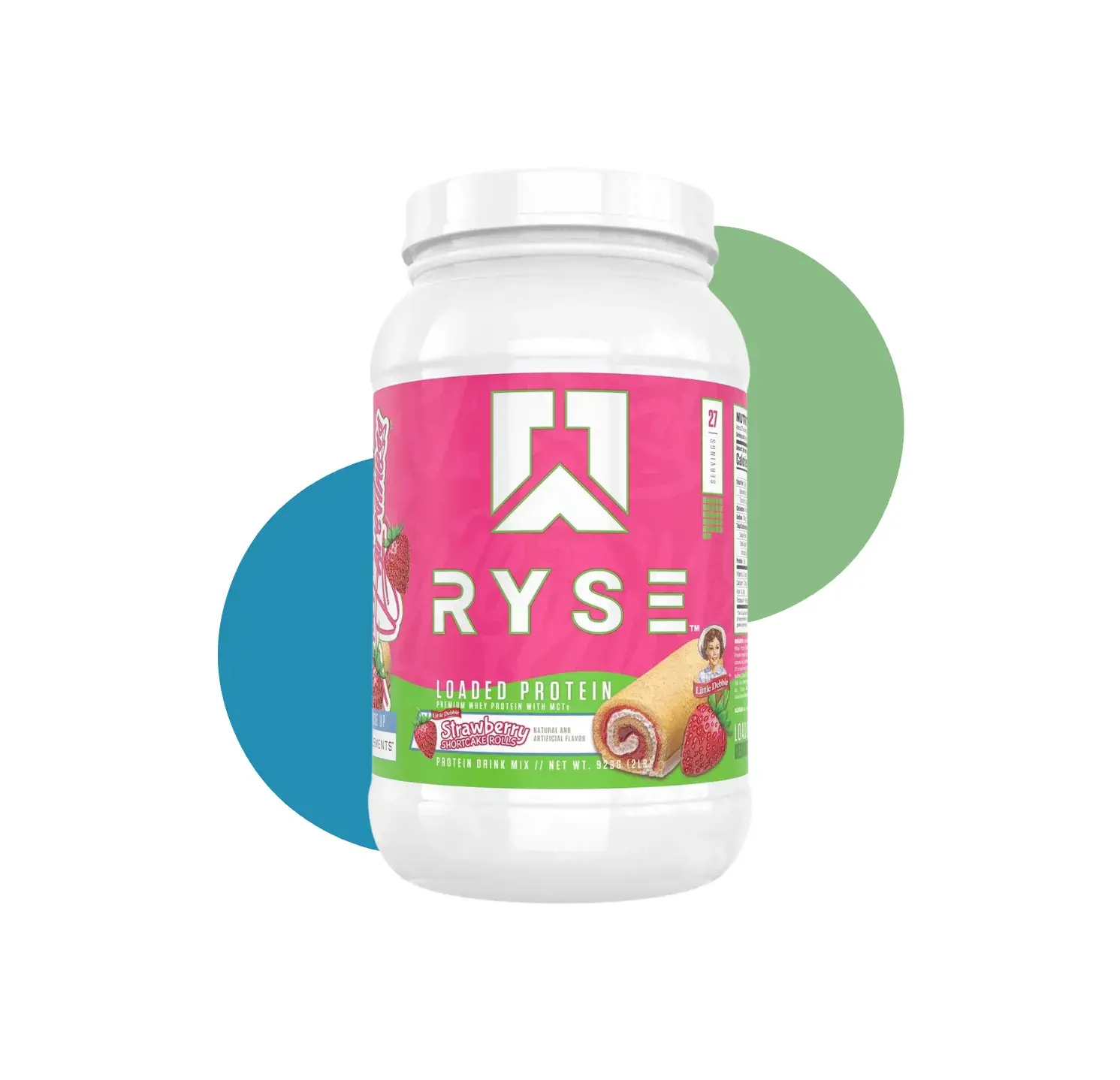 RY LOADED PROTEIN 2LB STRAWBERRY SHORTCAKE ROLLS