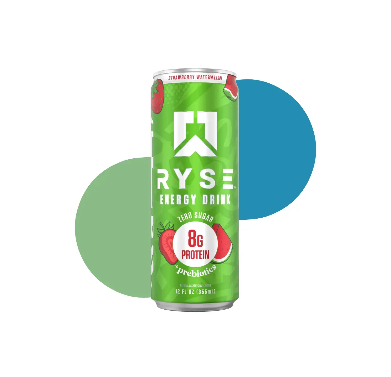 RY ENERGY PROT+PB 355 ML STRAW WMELON