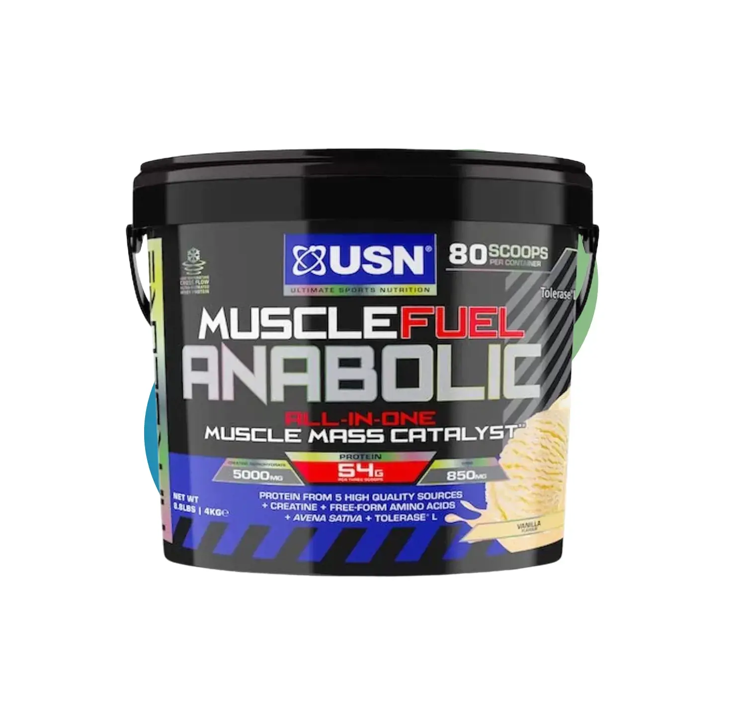 US MUSCLE FUEL ANABOLIC 4KG VANILLA