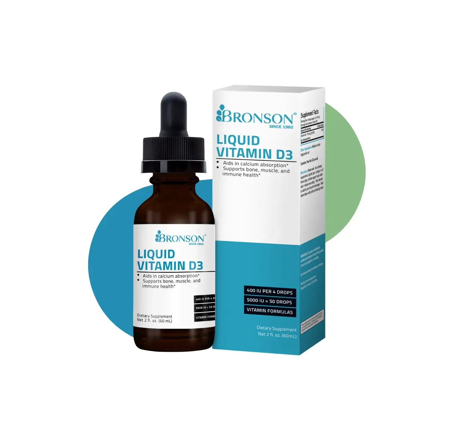 BR LIQUID VIT-D3 400 IU 60 ML