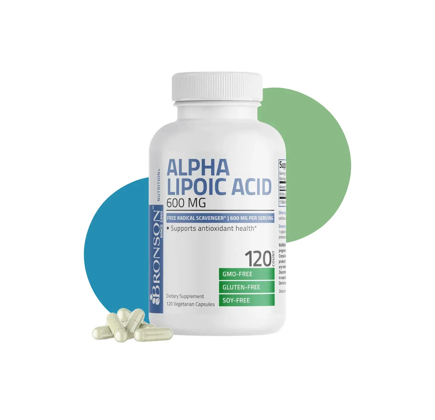 BR ALPHA LIPOIC ACID 600 MG 120 V.CAPS