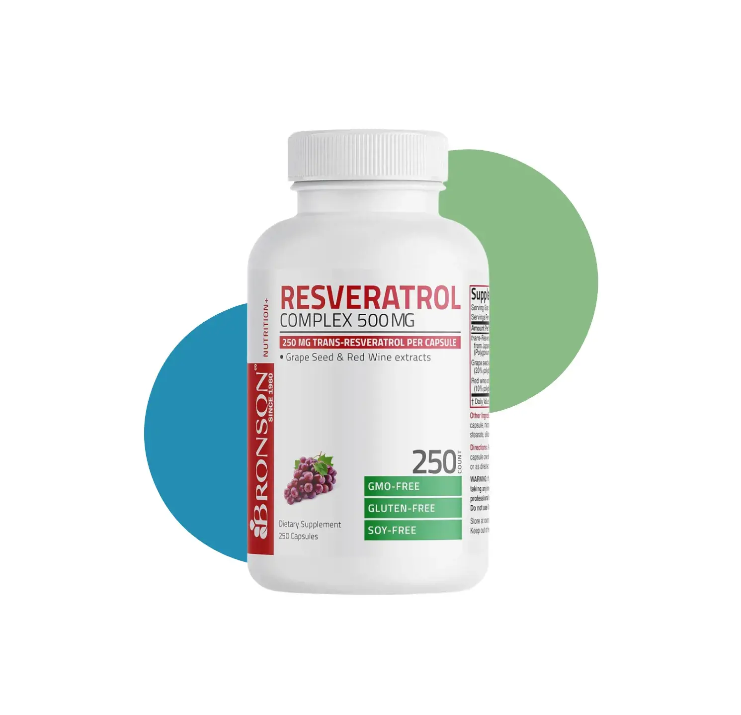 BR RESVERATROL COMPLEX 500MG 60 CAPS