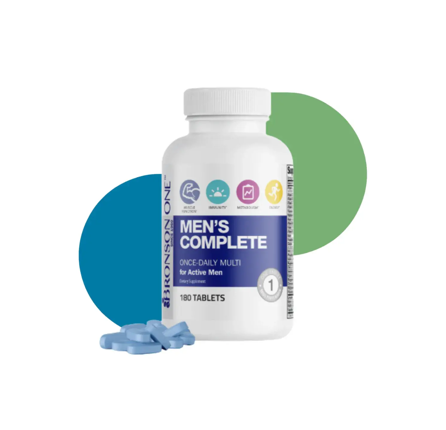 BR MEN`S COMPLETE MULTI VITAMIN 180 TABS