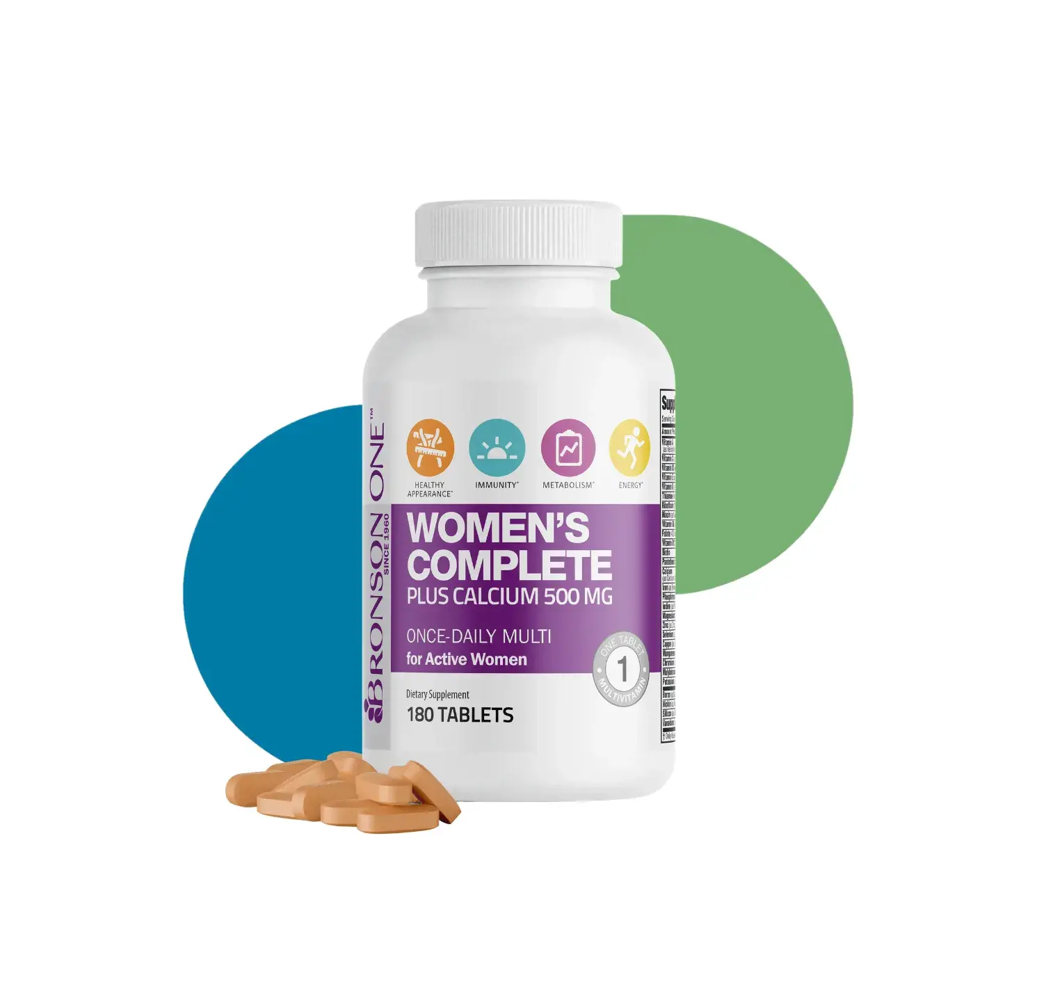 BR WOMEN`S COMPLETE+CALCIUM 500MG 180 TABS