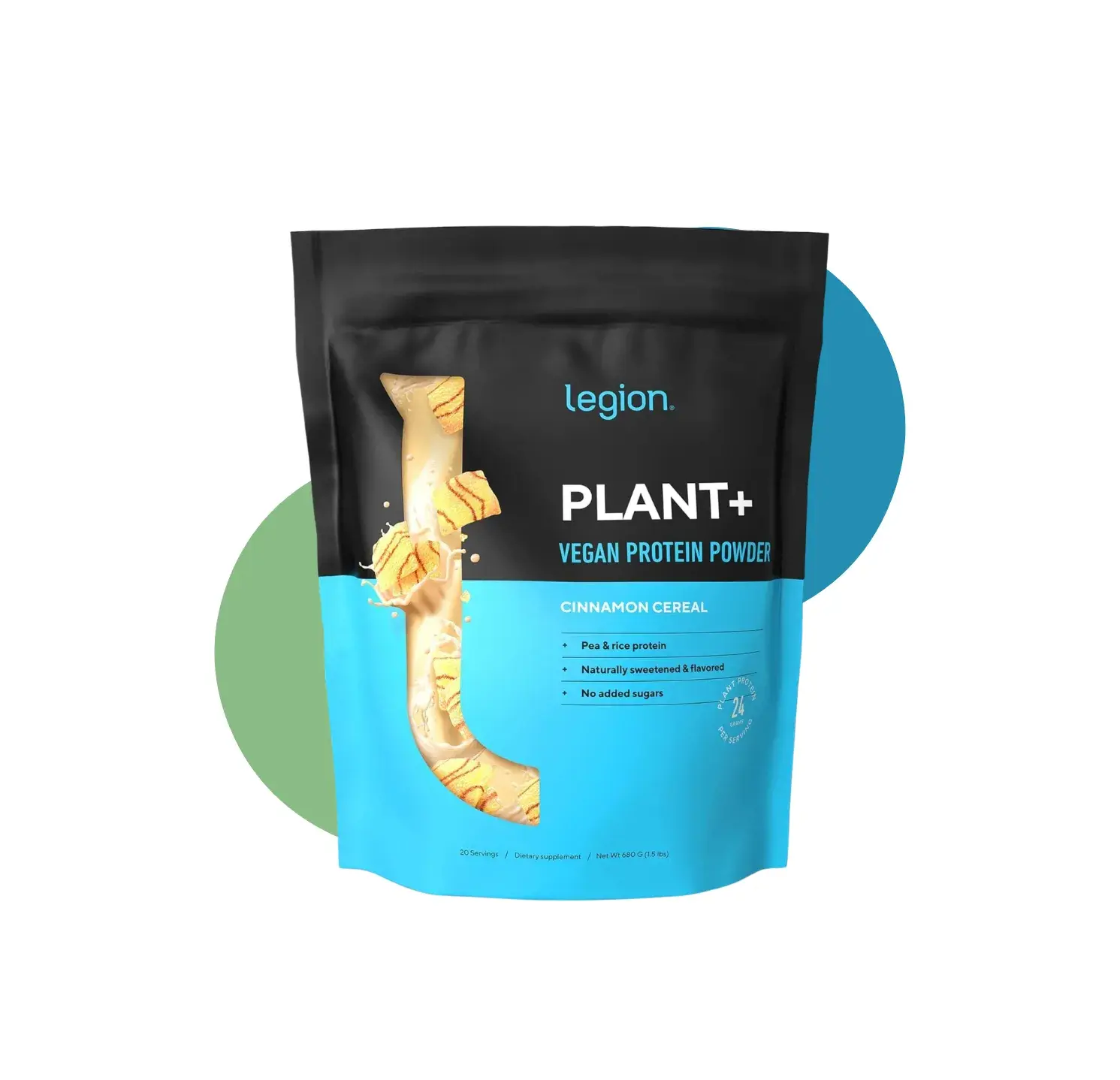 LG PLANT+ VEGAN PROTEIN 1.5LBS CINNAMON CEREAL