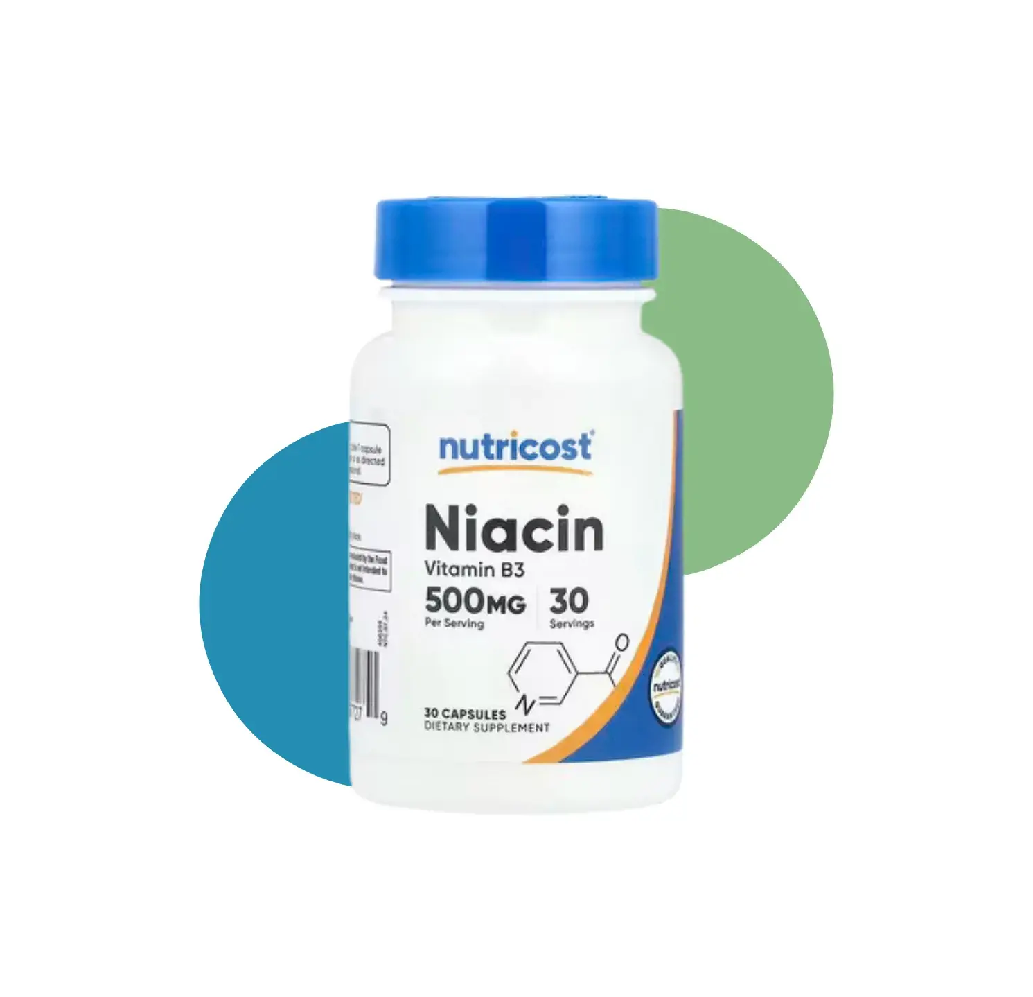 NT NIACIN VITAMIN B3 500MG 30 CAPSULES