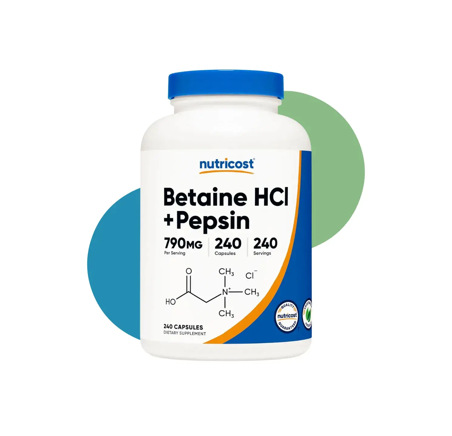 NT BETAINE HCL+PEPSIN 790MG 240 CAPS