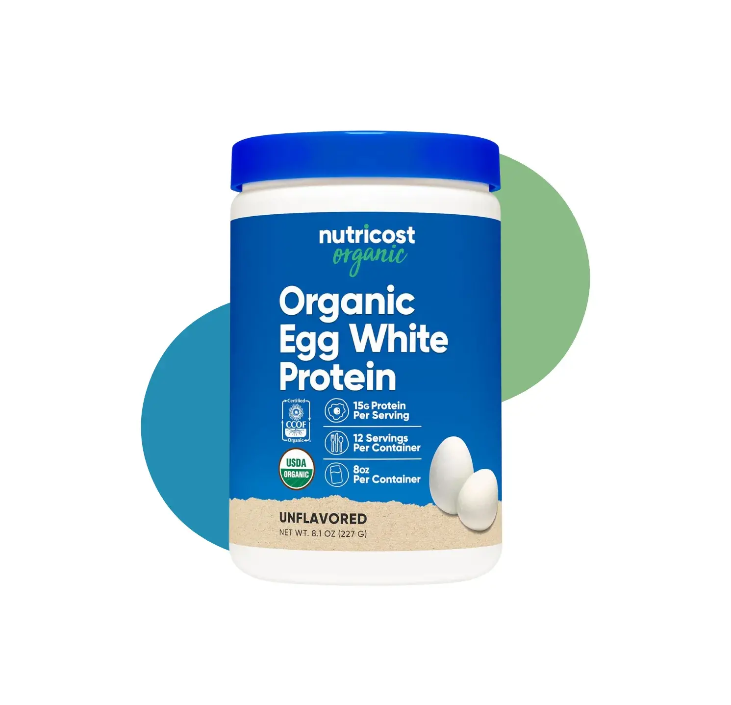 NT ORGANIC EGG WHITE PROTEIN 227GM UNFLAVORED
