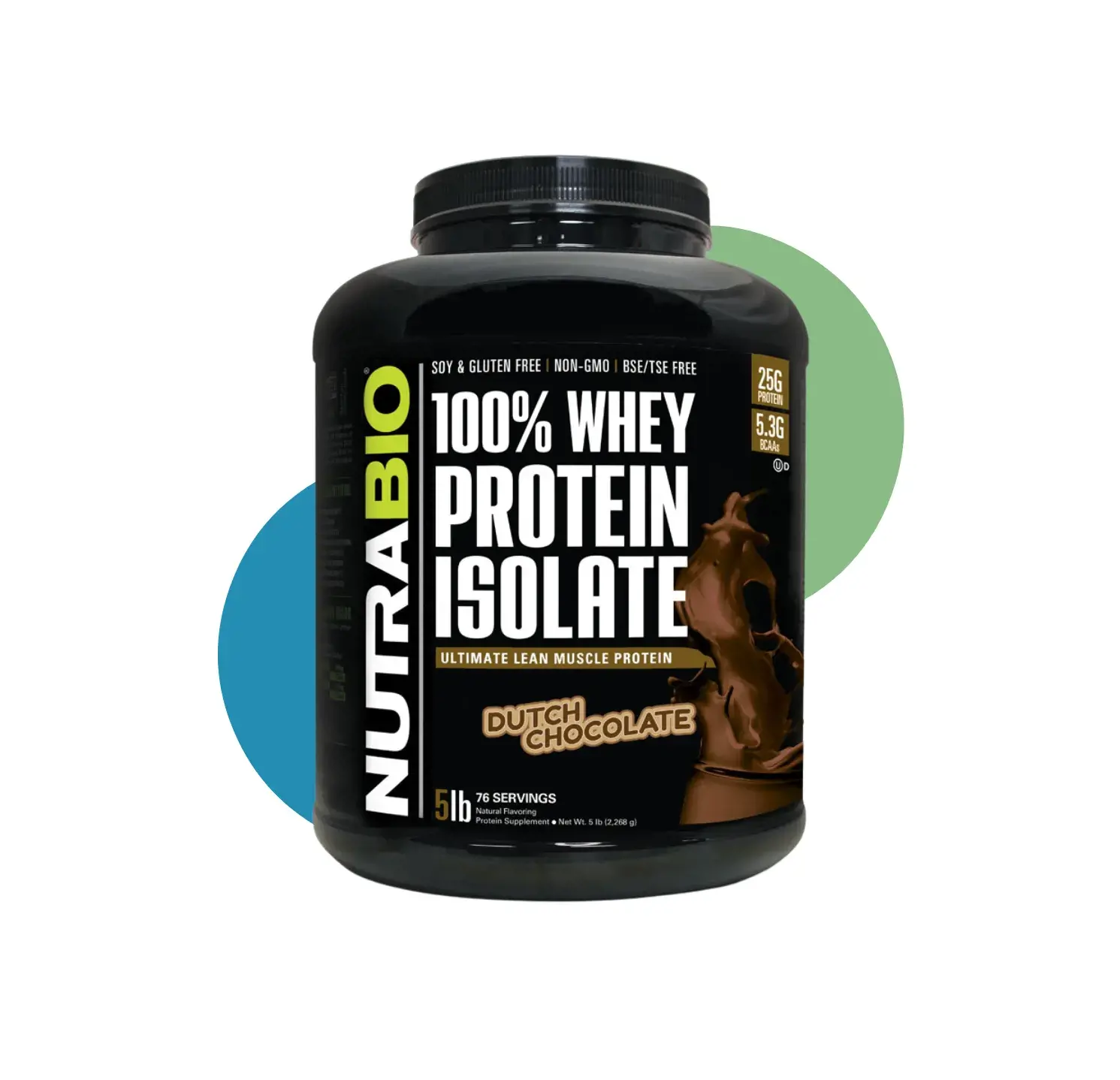 NU ISOLATE PROTEIN 5 LB DUTCH CHOCO