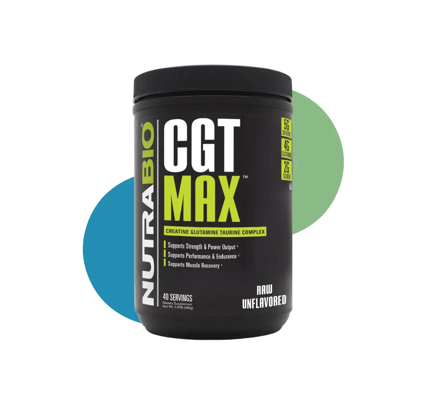 NU CGT-MAX POWDER 40 SER UNFLVOURED