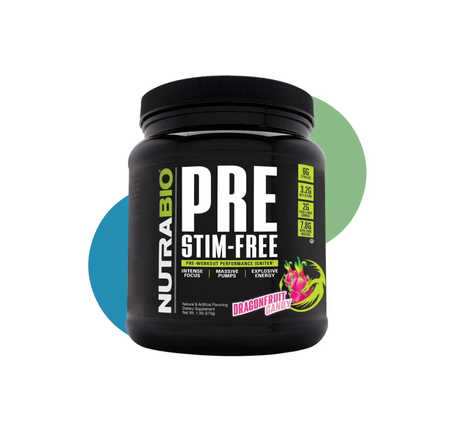 NU PRE STIM-FREE 573 GM DRAGON FRUIT CANDY