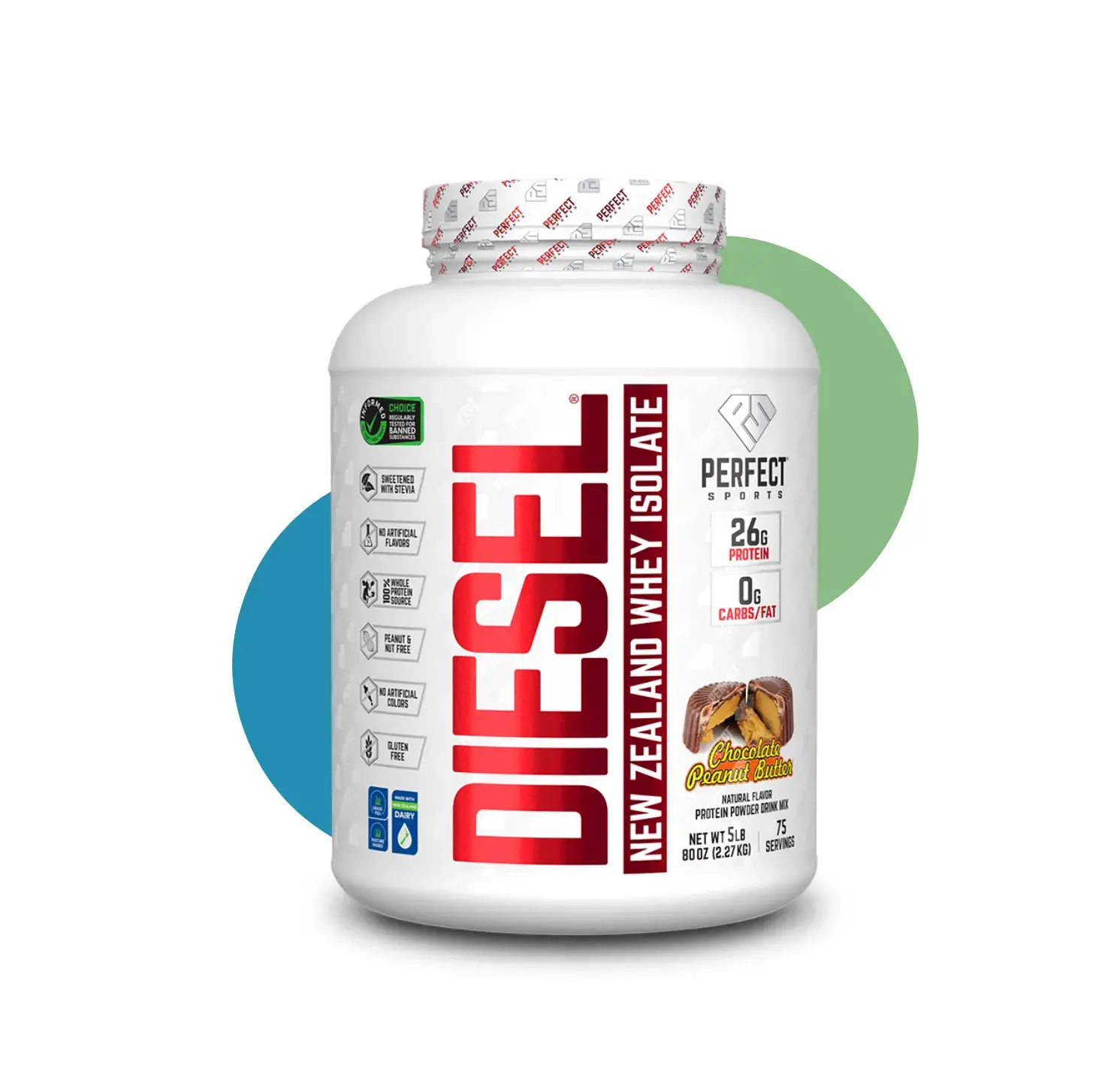 PN DIESEL WHEY ISLOATE 5 LB CHOCO PEANUT BUTTER