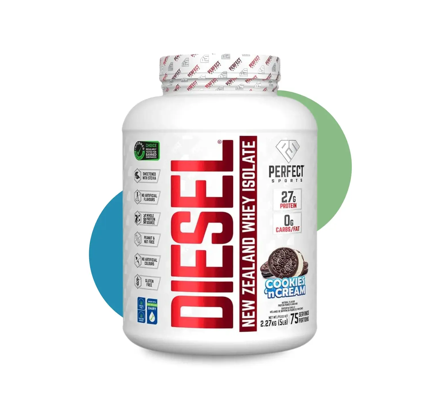 PN DIESEL WHEY ISOLATE 5 LB COOKIES&CREAM