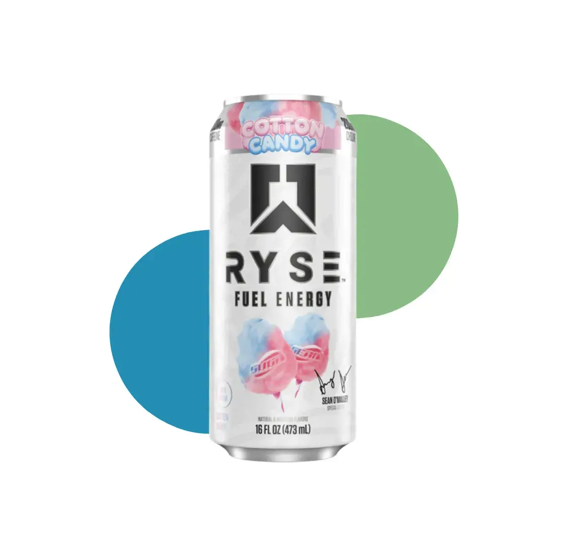 RY FUEL 16 OZ CAFF-150MG COTTON CANDY
