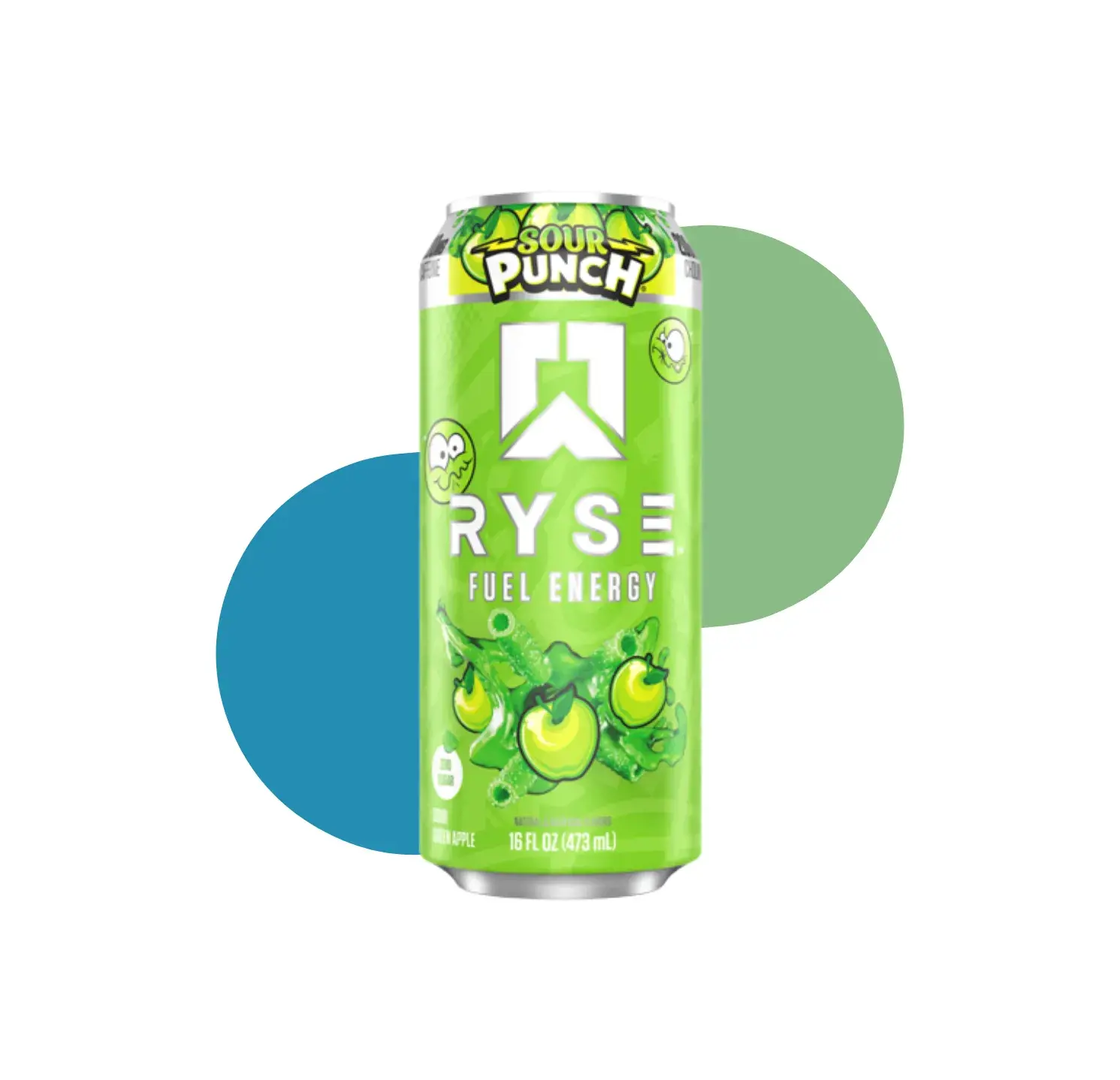 RY FUEL 16 OZ CAFF-150MG SOUR GREEN APPLE