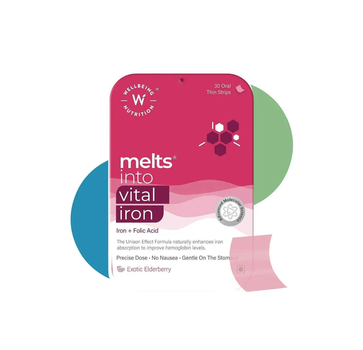 WB VITAL IRON 30 STRIPS EXOTIC ELDERBERRY