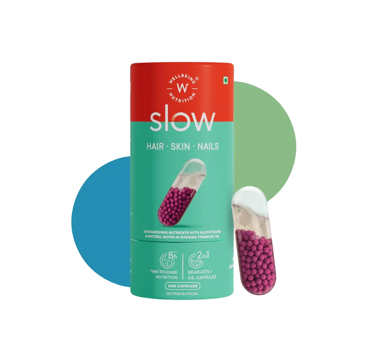 WB SLOW HAIRSKINNAILS 60 CAP