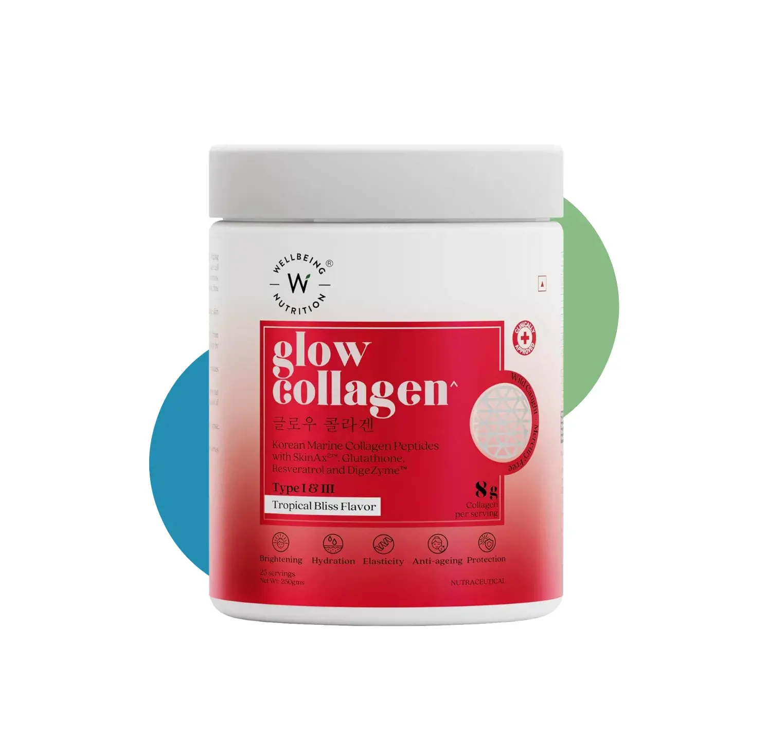 WB GLOW COLLAGEN 8 G TROPICAL BLISS