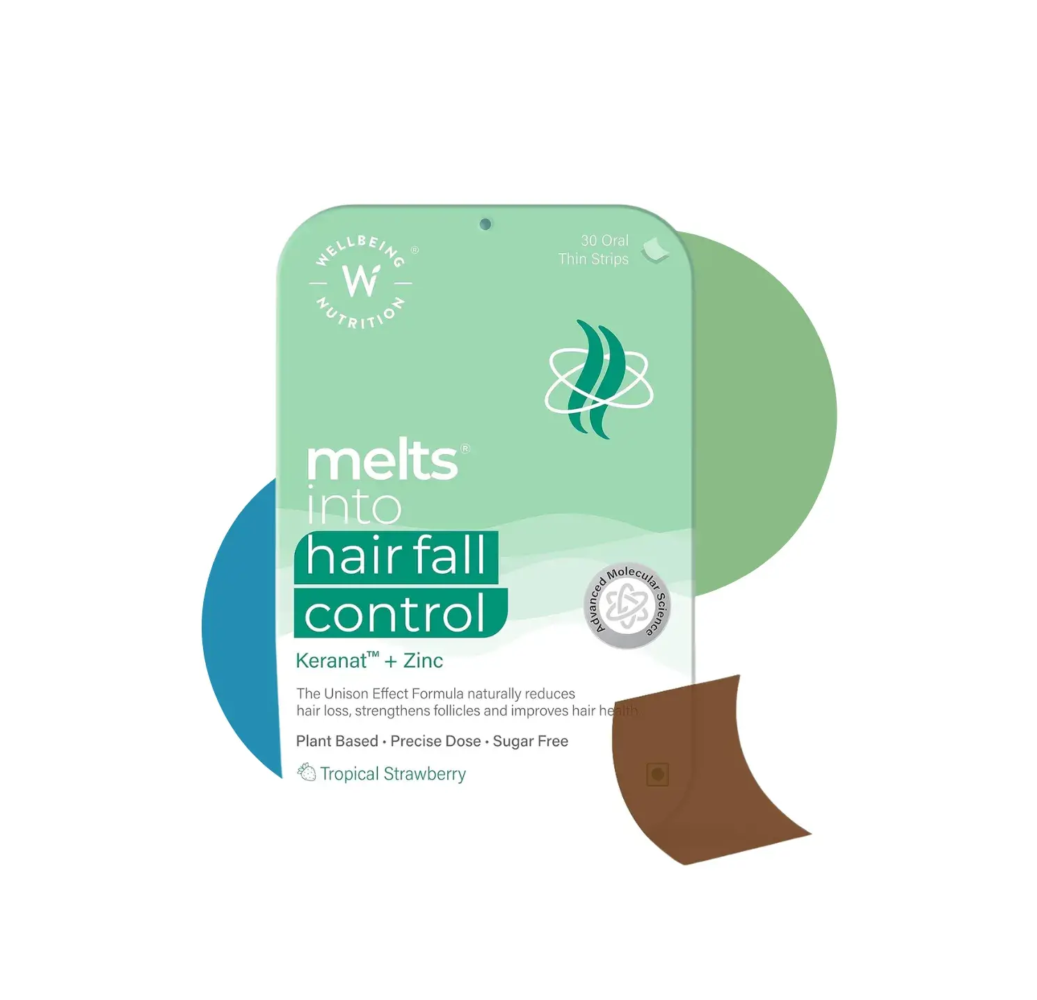 WB HAIR FALL CONTROL 30 STRIPS TROPICAL STRAWBERRY