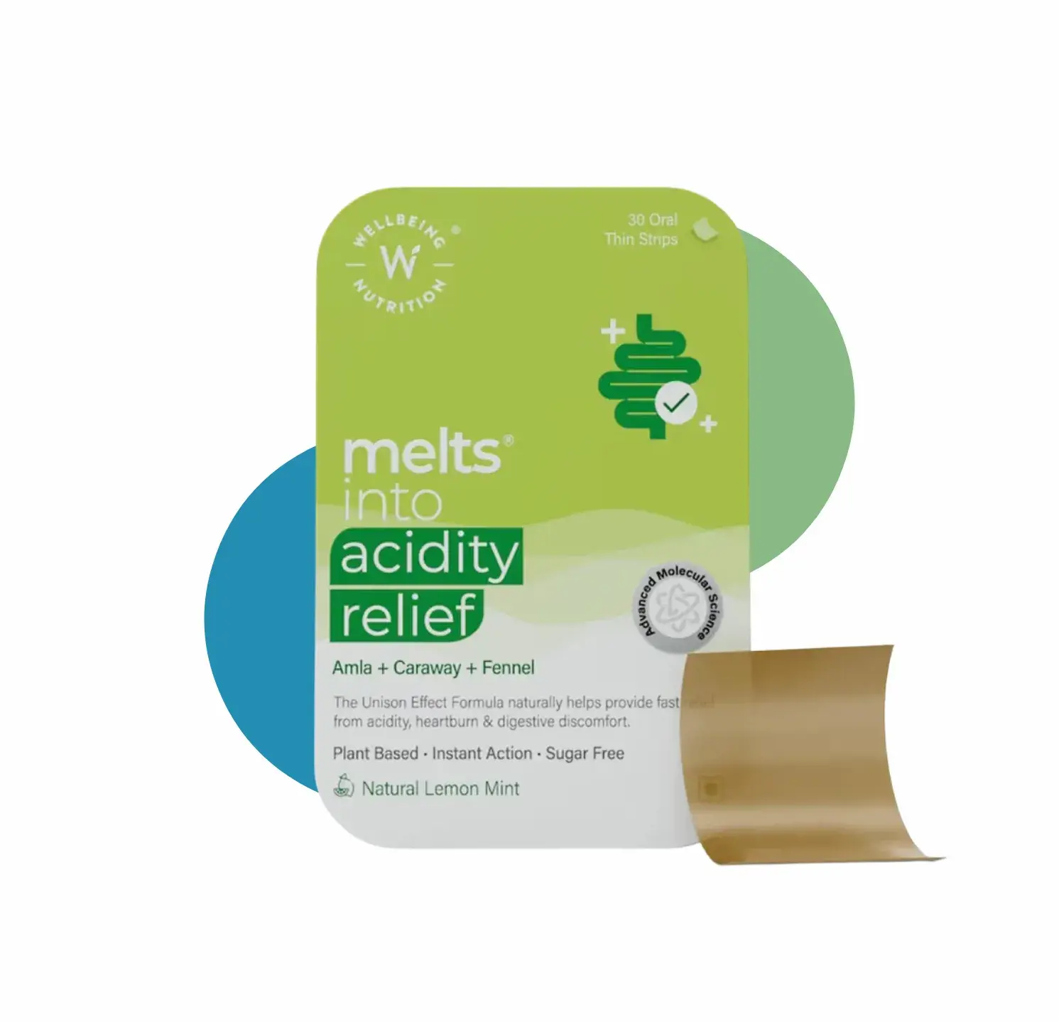 WB ACIDITY RELIEF 30 STRIPS LEMON MINT