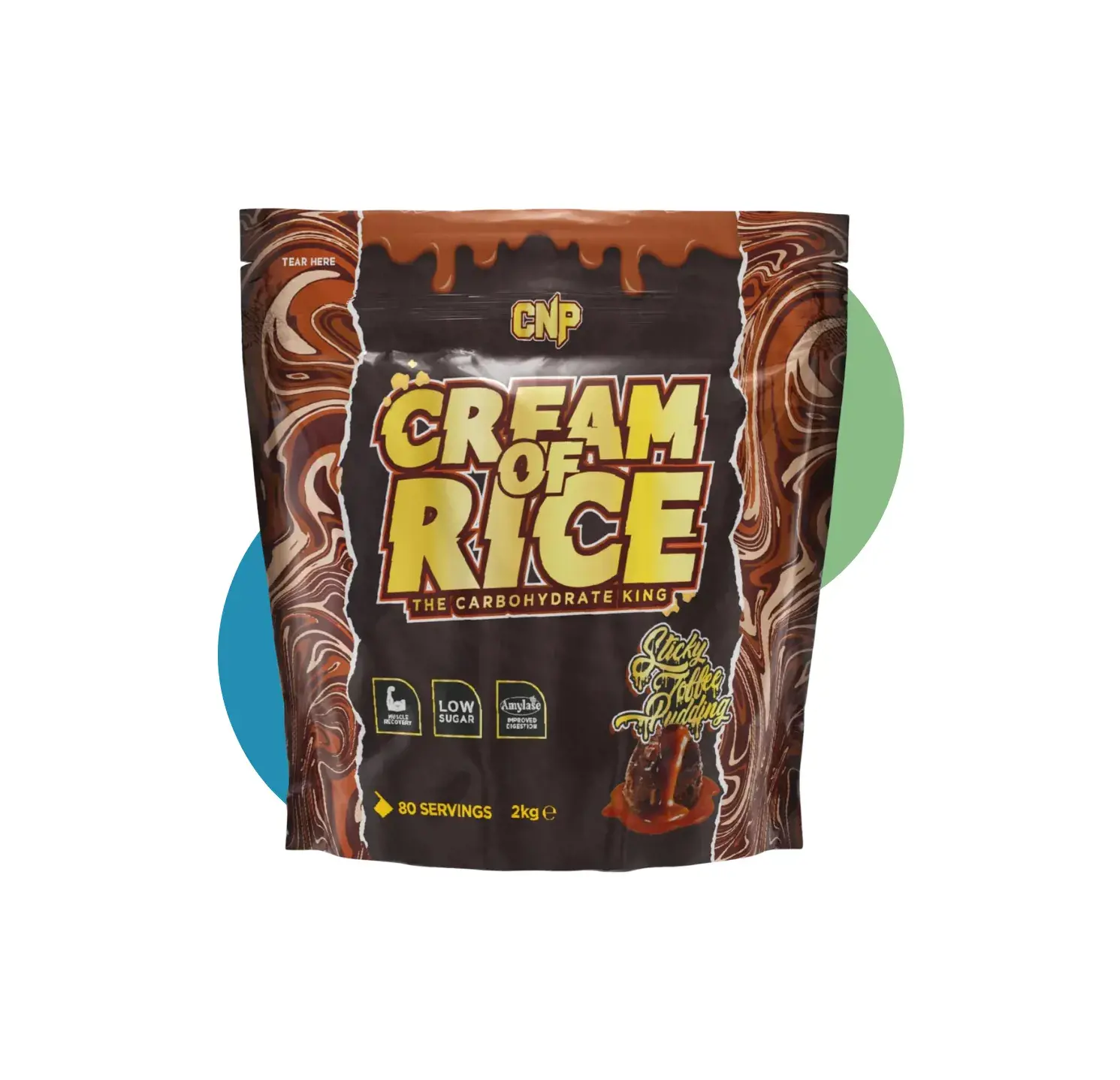 CP CREAM OF RICE 80 SER STICKY TOFEE PUDDING