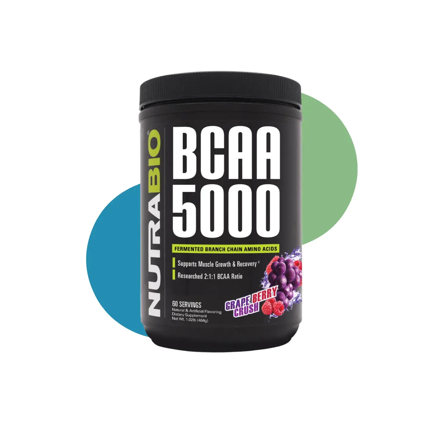 NU BCAA 5000 60 SER GRAPE BERRY CRUSH