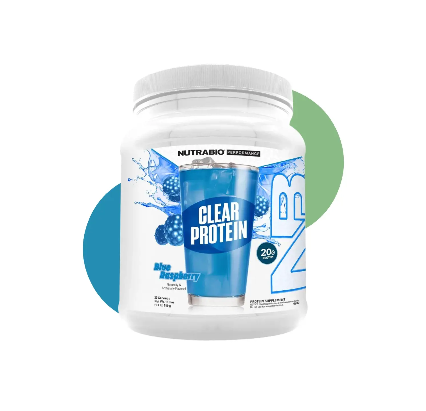NU ISOLATE CLEAR PROTEIN 20 SER  BLUE RAS