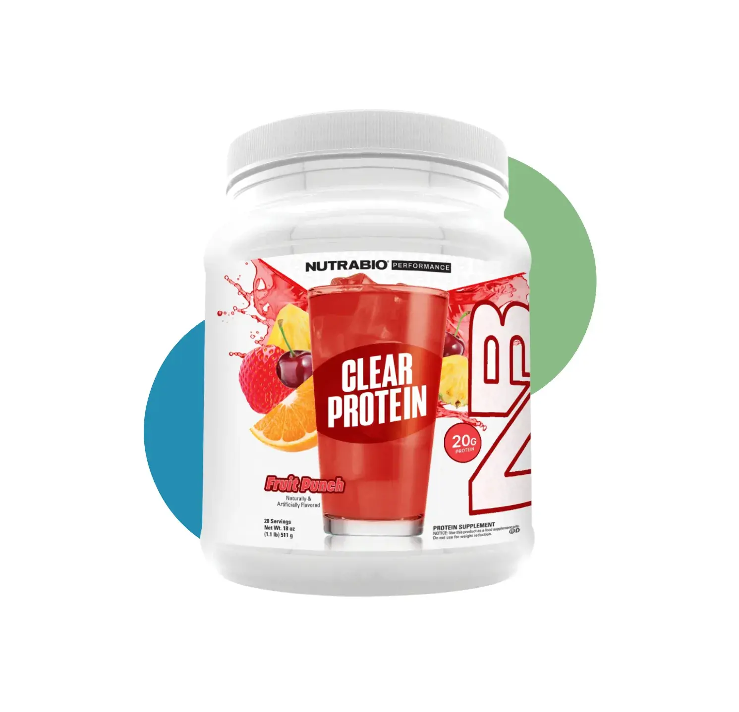 NU ISOLATE CLEAR PROTEIN 20 SER FRUIT PUNCH
