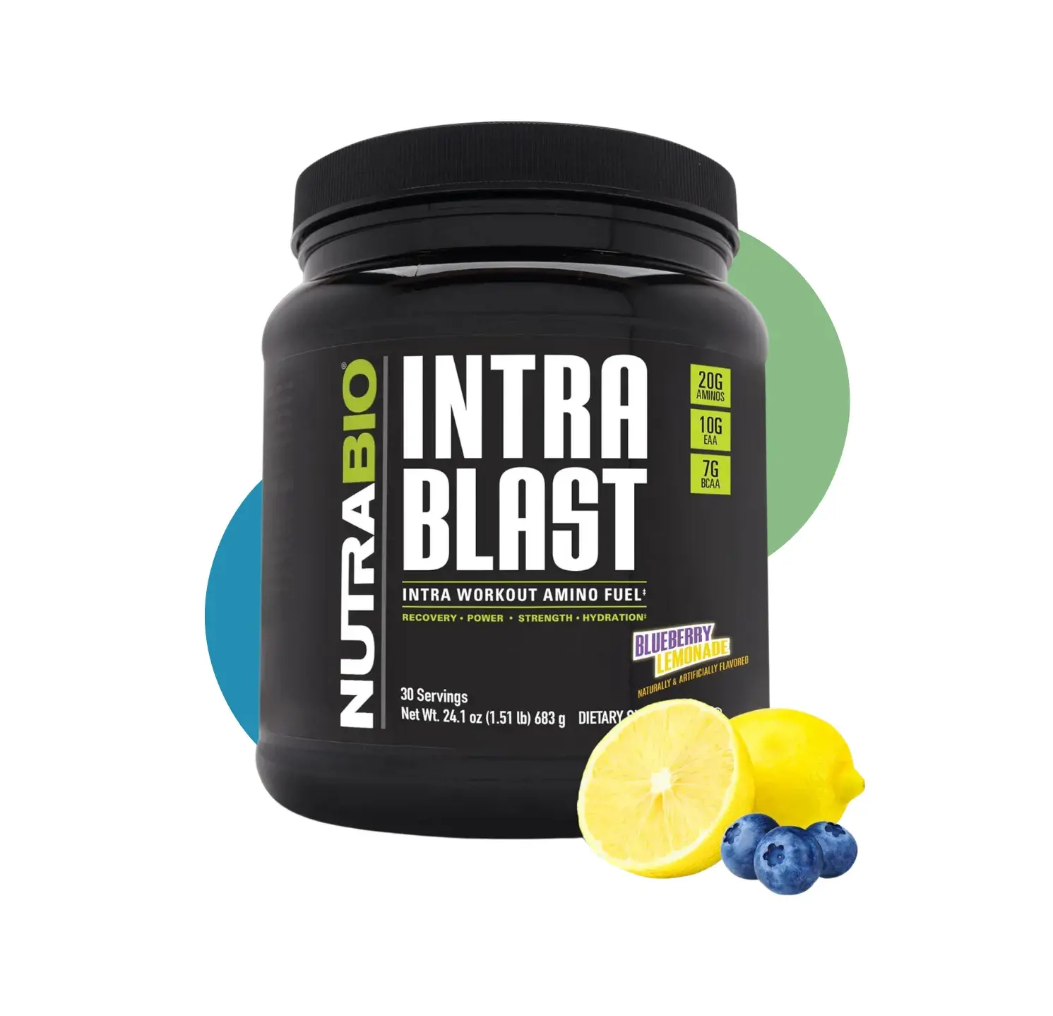 NU INTRA BLAST 683 GM BLUEBERRY LEMONADE