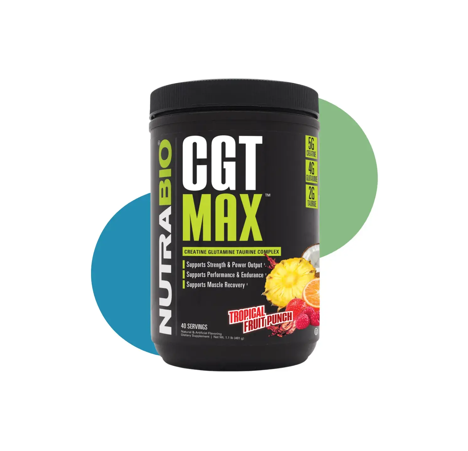 NU CGT-MAX POWDER 40 SER  FRUIT PUNCH