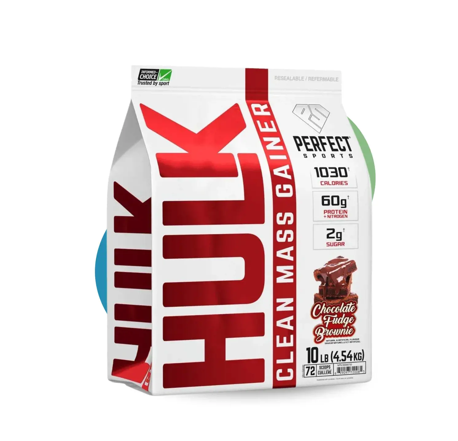 PN HULK CLEAN MASS GAINER 10 LB CHO BROWNIE