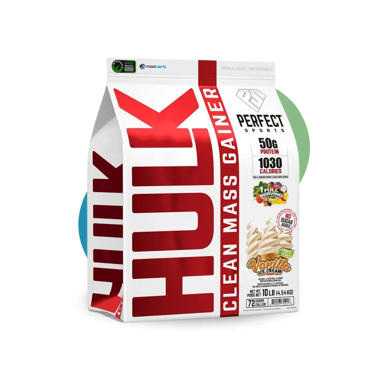 PN HULK CLEAN MASS GAINER 10 LB VAN ICE CREAM