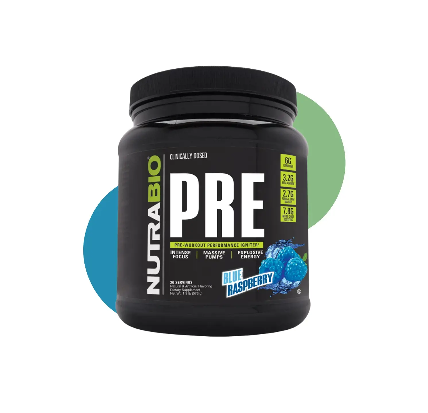 NU PRE 573 GM BLUE RASBERRY