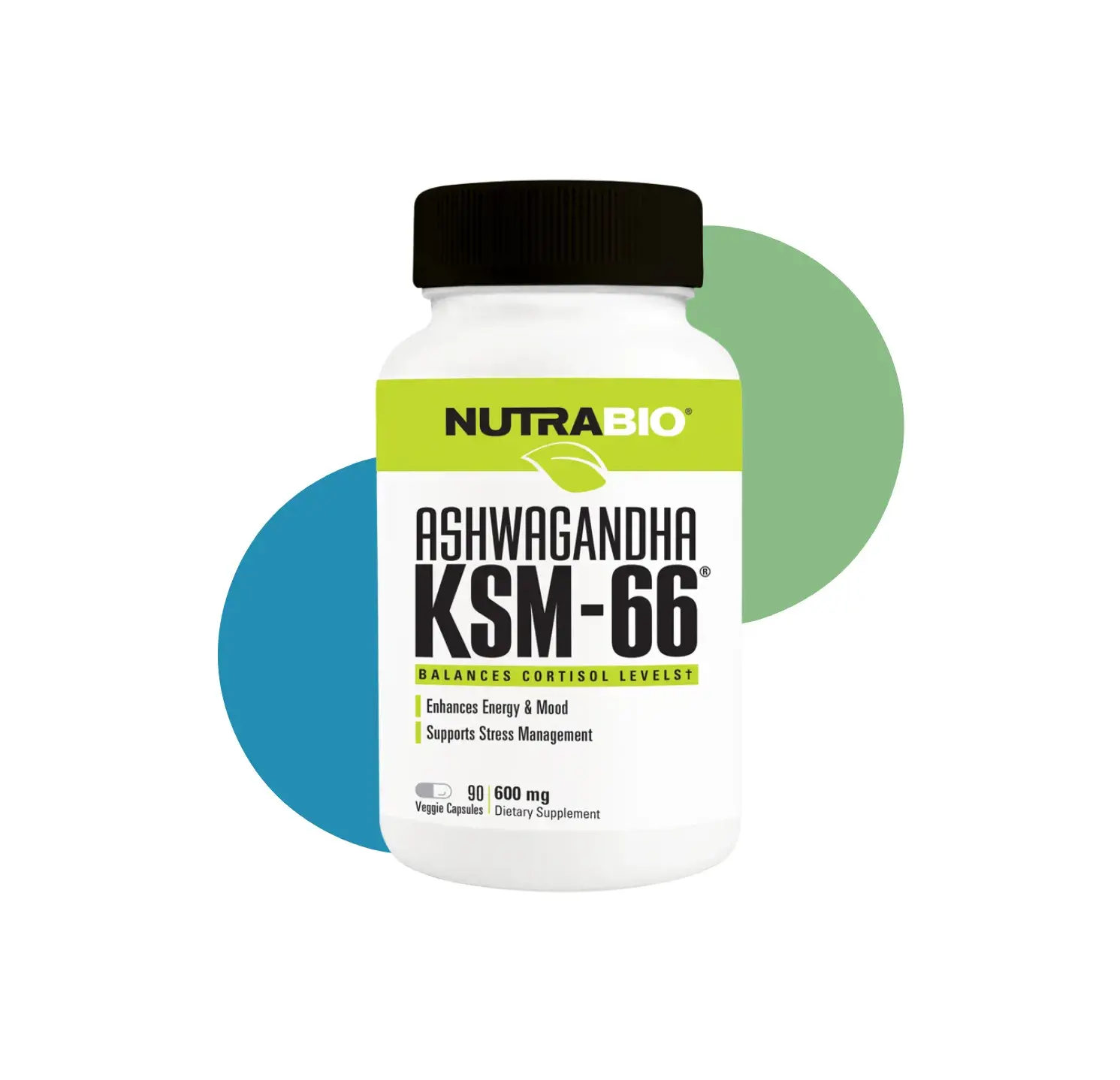NU ASHWAGANDHA+KSM-66 600 MG 90 VEG.CAPS