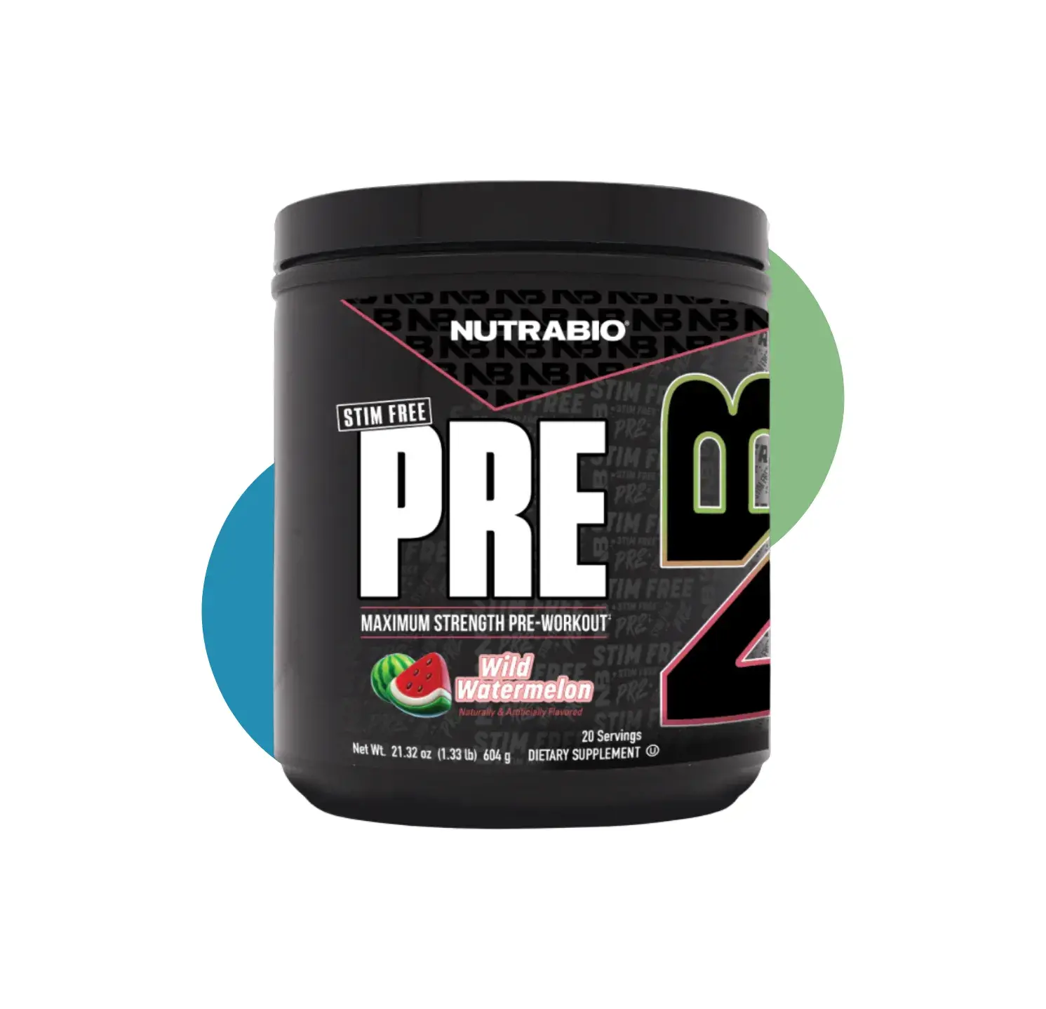 NU PRE STIM-FREE 557 GM WATERMELON