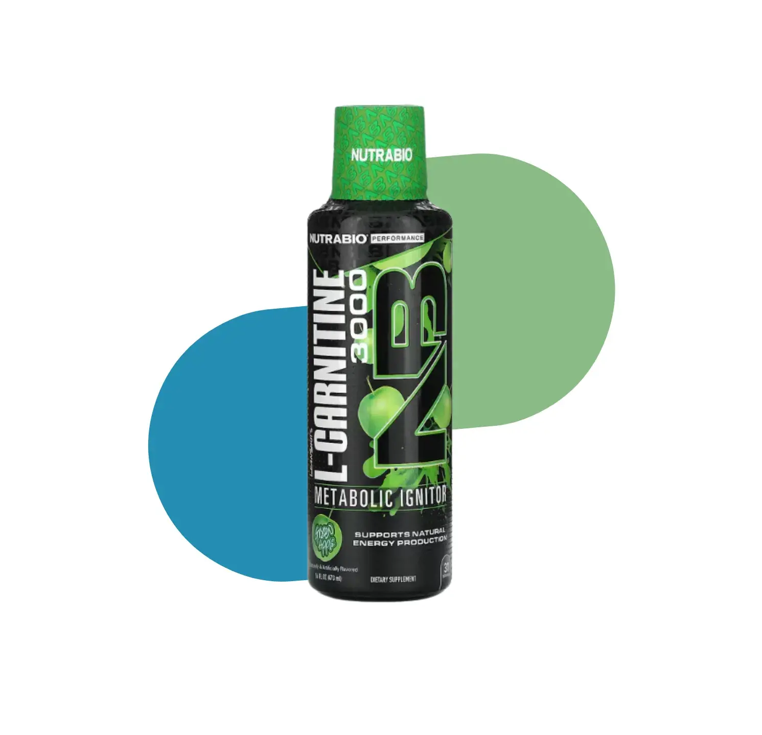 NU L-CARNITINE 3000 MG 473 ML GREEN APPLE