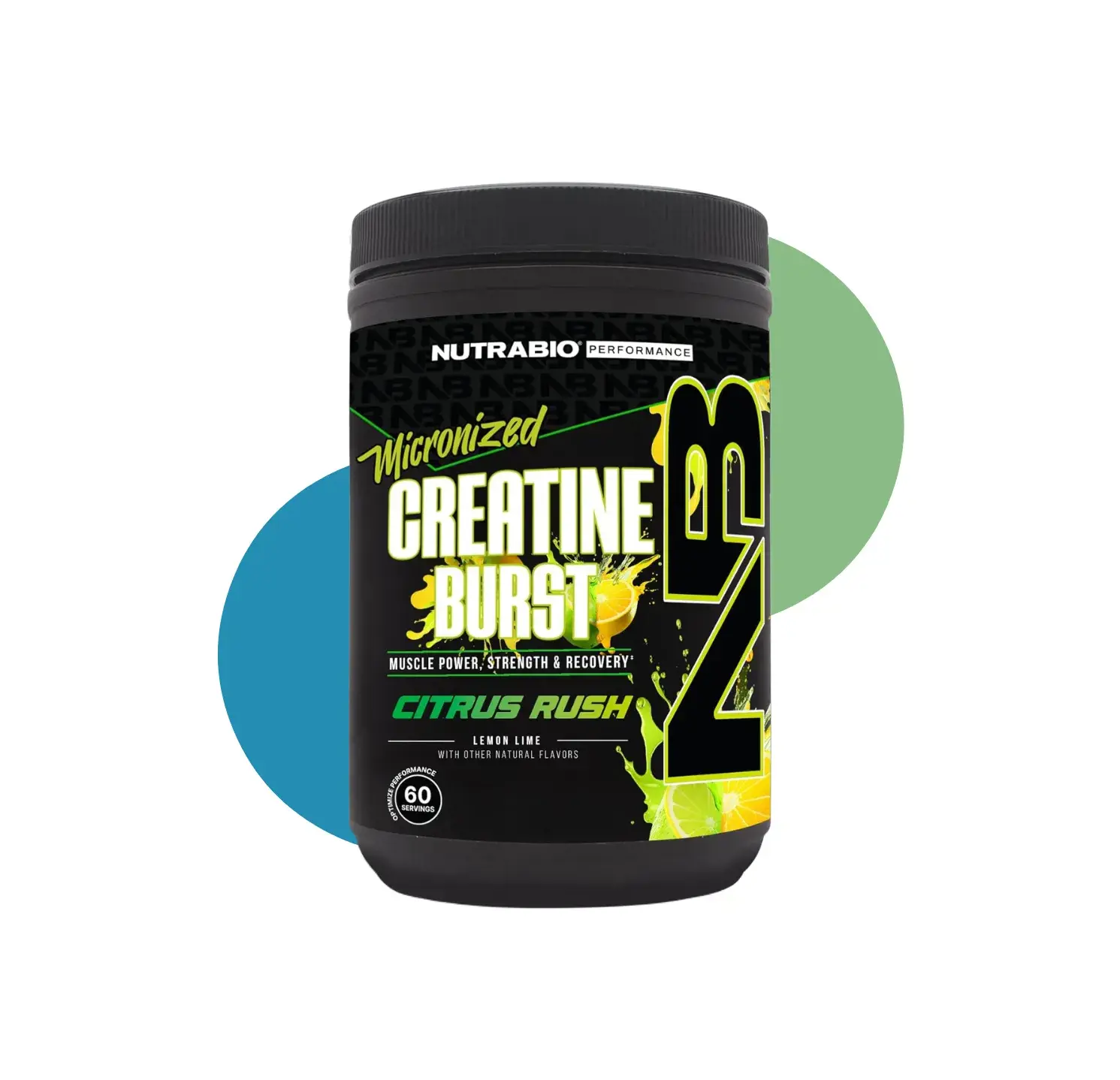 NU CREATINE BURST MICRO 60 SER  LEMON LIME