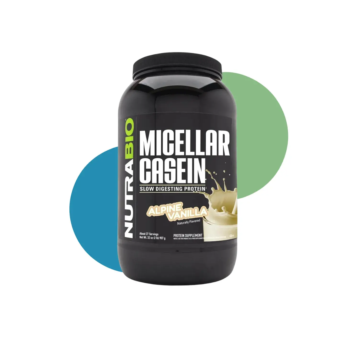 NU CASEIN MICELLAR 2 LB VANILLA ALPINE